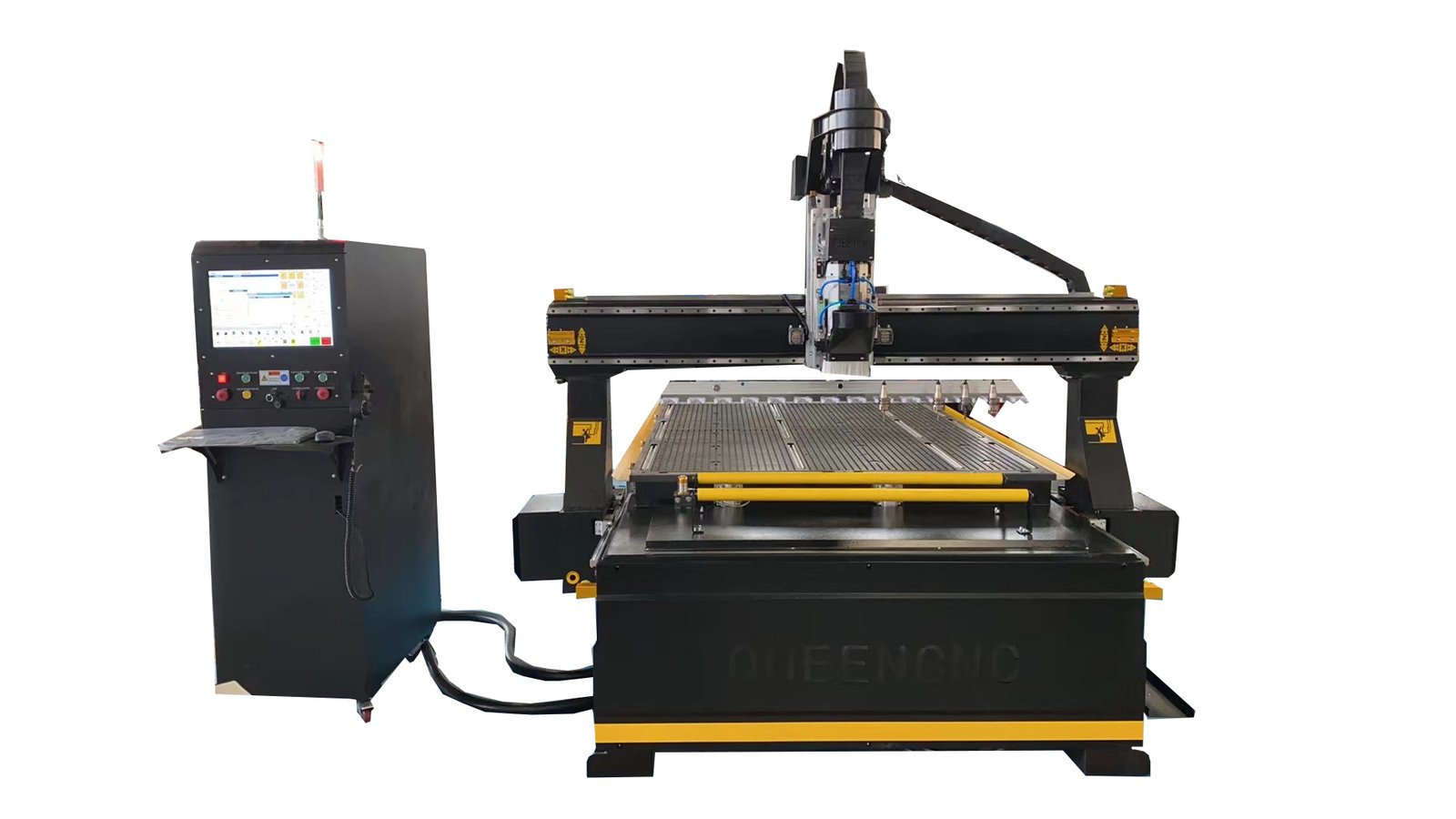 CNC Router And Co2 laser Combined Machine - Jinan Queen CNC Machinery ...